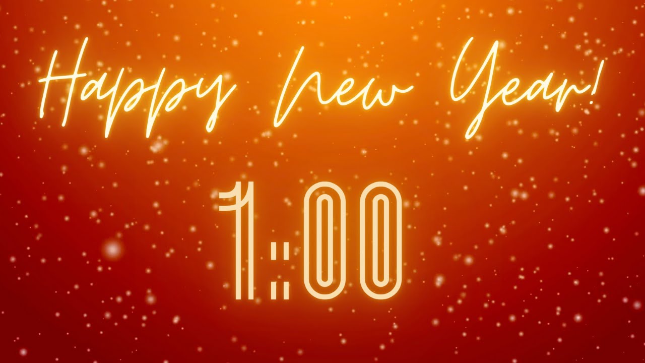Celebrate 2024: 1-Minute Happy New Year Countdown Extravaganza!