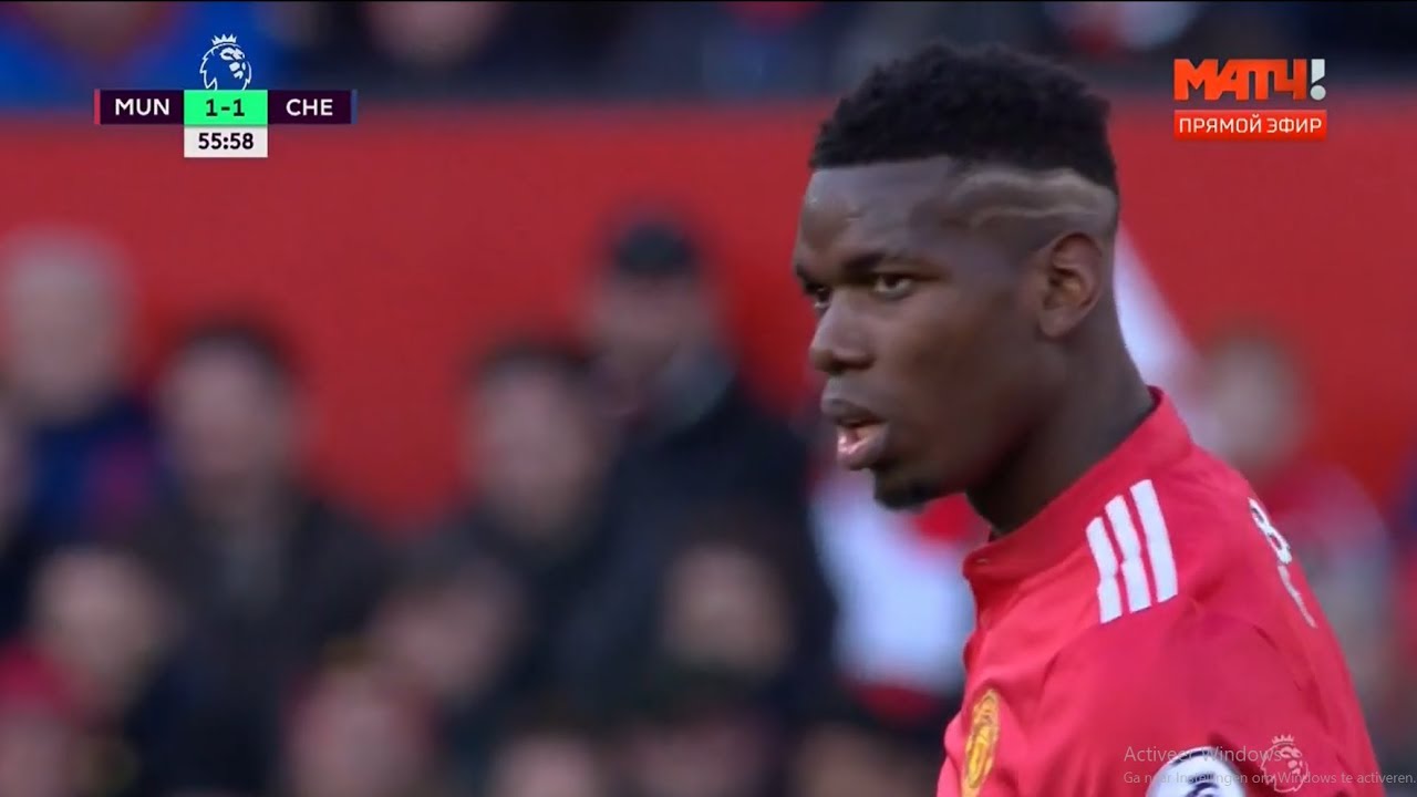 Paul Pogba vs Chelsea (Home) 25/02/2018 HD