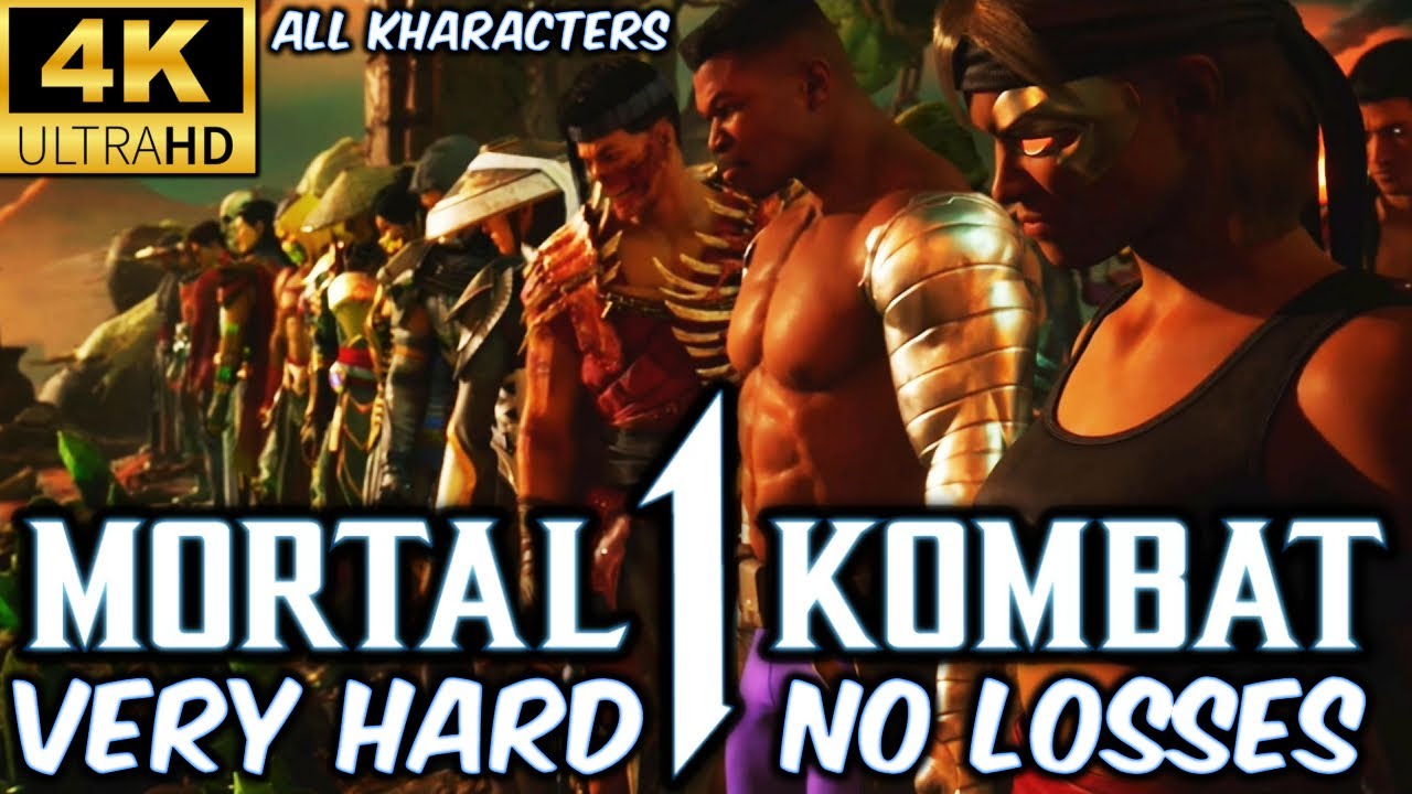 MK1 *ARMAGEDDON* CHAPTER ON VERY HARD DIFFICULTY WITH ALL CHARACTERS!! (4K 60 FPS) MORTAL KOMBAT 1