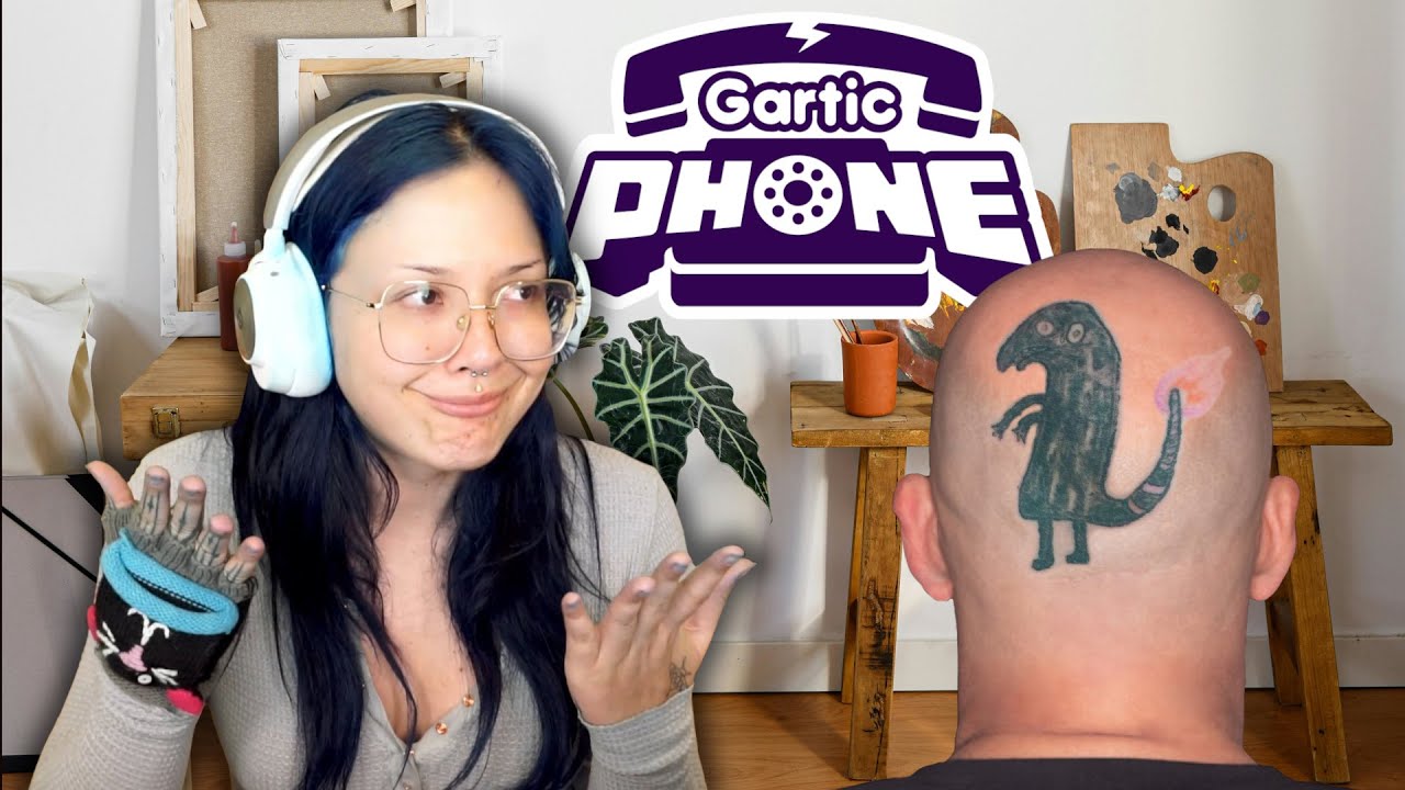 MAKING ART ON JEREMY'S HEAD (Gartic Phone)