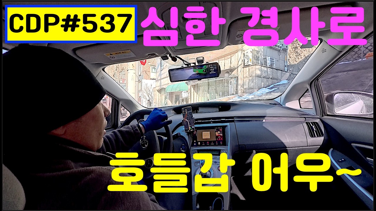 lyun의 Car Driving Point 537. 분기점 알림, 버스회피 차로변경 개념, 상시 유턴로, 가파른 골목길, 좁은 골목 후진주차, 외륜차 주의 후진, 경사로 밀림 주의