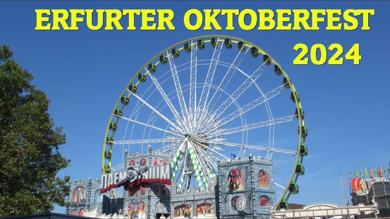 Erfurter Oktoberfest 2024: Ein voll gepackter Festplatz mit Mega-Highlights