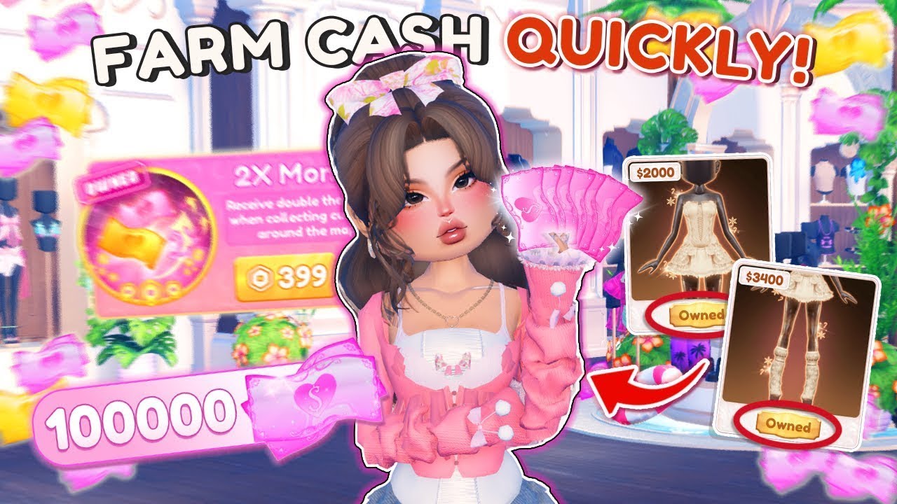 КАК *БЫСТРО ЗАРАБАТЫВАТЬ ДЕНЬГИ* в DRESS TO IMPRESS! 💰 УРОК ПО ЗАРАБАТЫВАНИЮ ДЕНЬГ (НОВИНКА!!) | ...