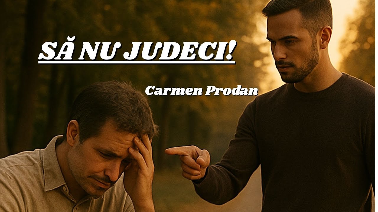 SĂ NU JUDECI - Carmen Prodan