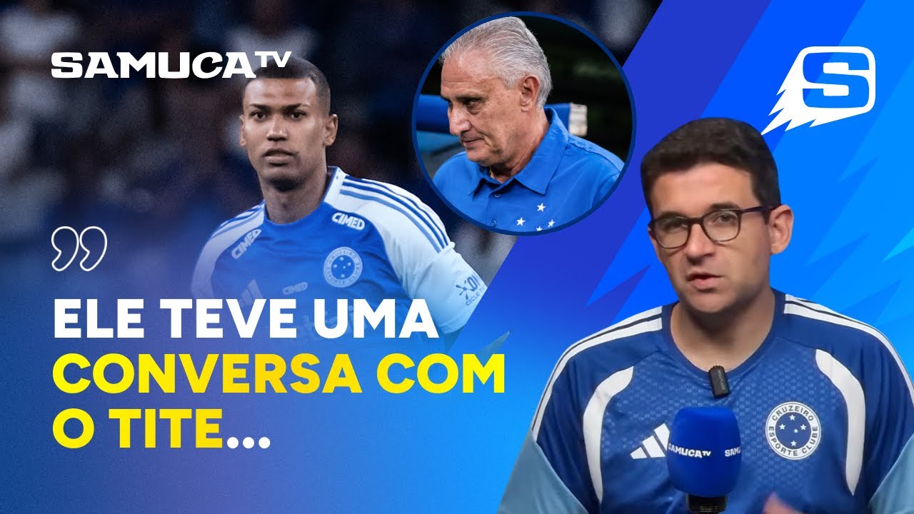 FICA NO CRUZEIRO? SAMUEL VEN&Acirc;NCIO ATUALIZA A SITUA&Ccedil;&Atilde;O DE WALACE