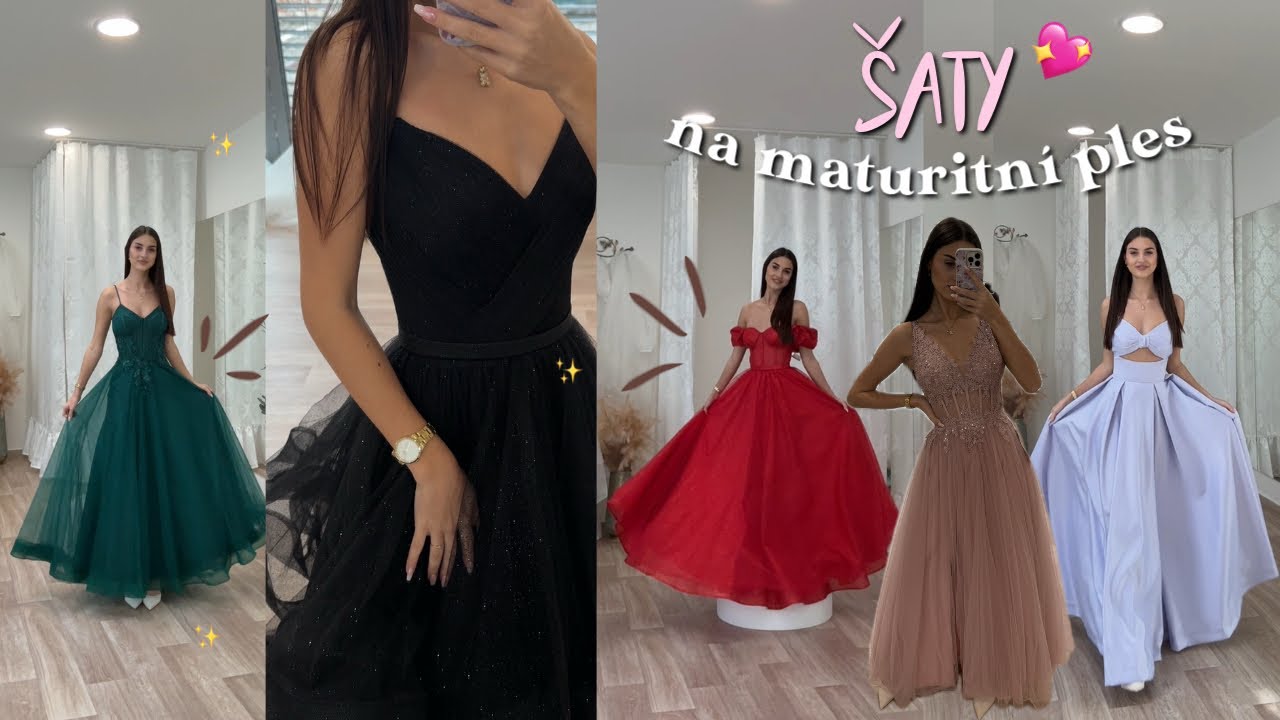 VYBÍRÁM SI ŠATY NA MATURITNÍ PLES!💖🎓