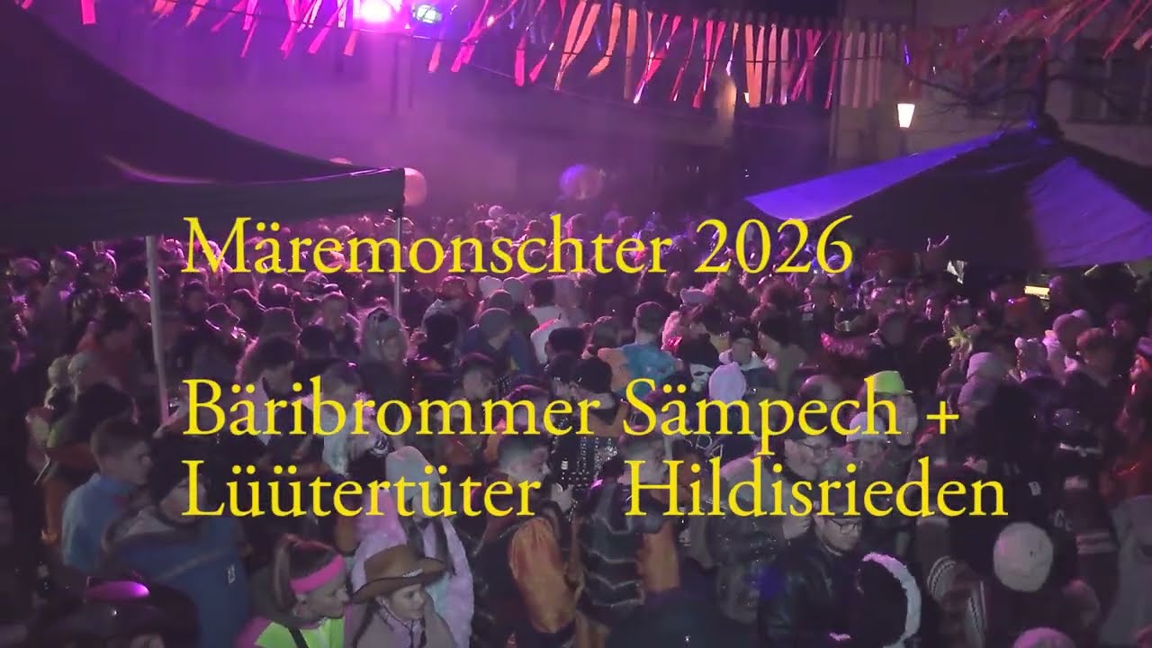 Sempach - Fasnacht 2026 - SCHMUDO - Bäribrommer  und Lüütertüter
