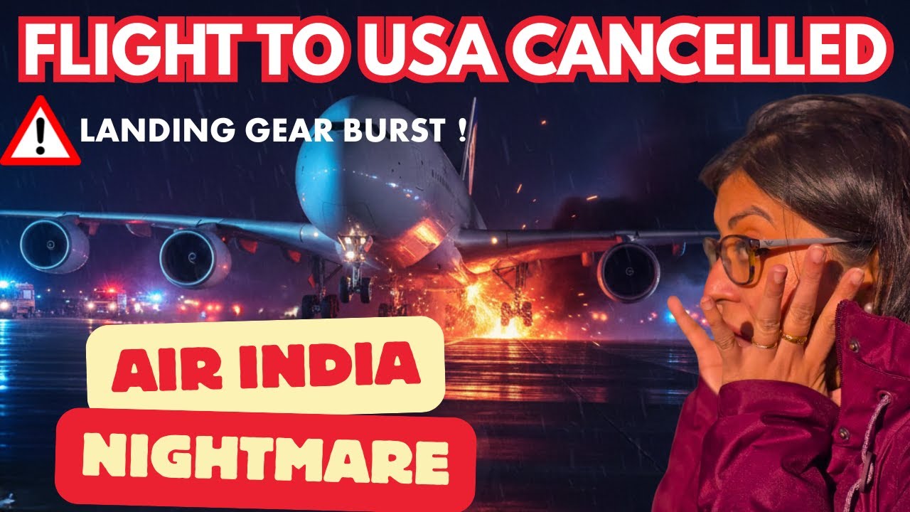 Kolkata → US Air India Flight turned Nightmare 😱 | Emergency Landing & 48 Hrs Delay
