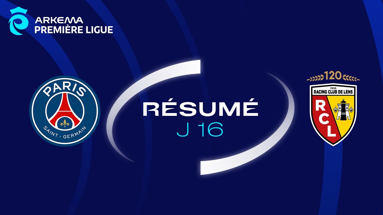 J16 : Paris Saint-Germain – RC Lens (3-0), le résumé