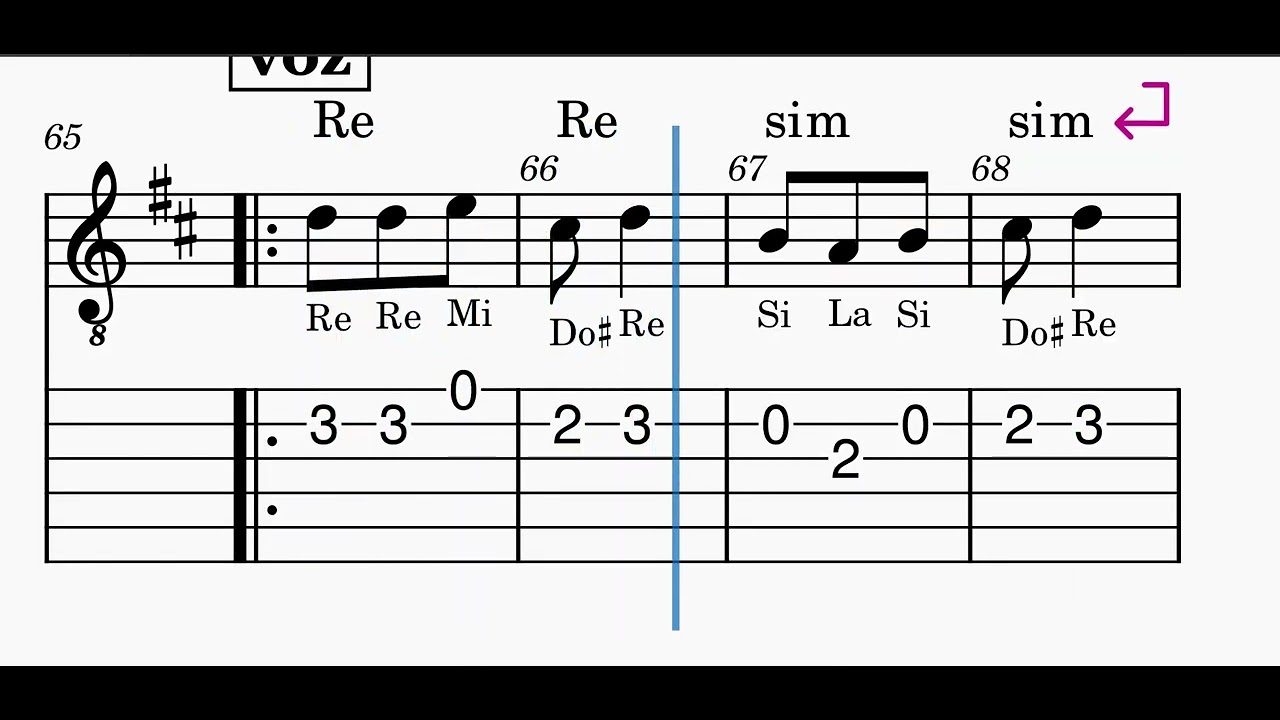 Serrana mía (Una casita blanca) de Nuevo Mester de Juglaría (video partitura para guitarra)