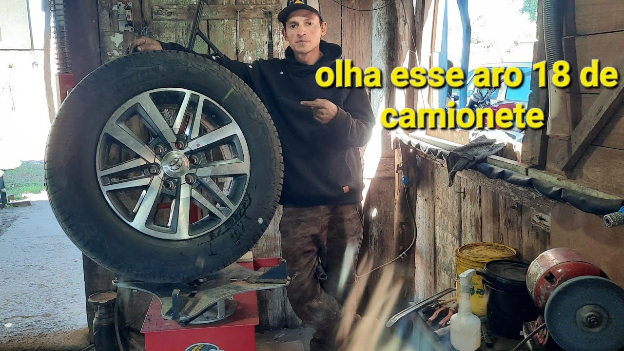 como desmontar pneu aro 18 na máquina desmontadora mde500