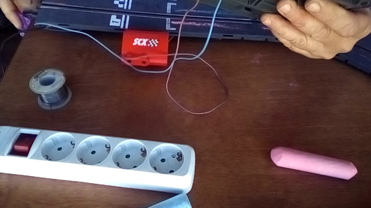 Linea de mantenimiento scalextric.
