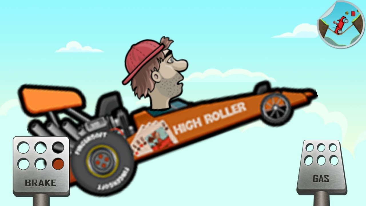 Hill Climb Racing Dragster in Beach | HCR | Android Gameplay