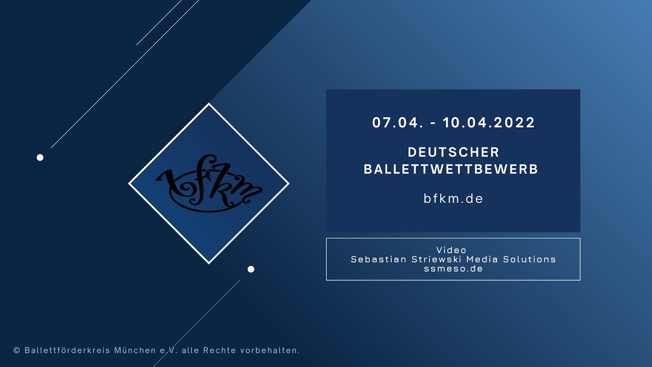 Gala der Sieger Junioren und Erwachsene - Deutscher Ballettwettbewerb