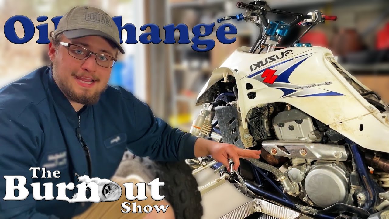 Do An Oil Change On Your ATV! - 2008 Suzuki Quadsport LTZ 400 (Burnout Tutorials)