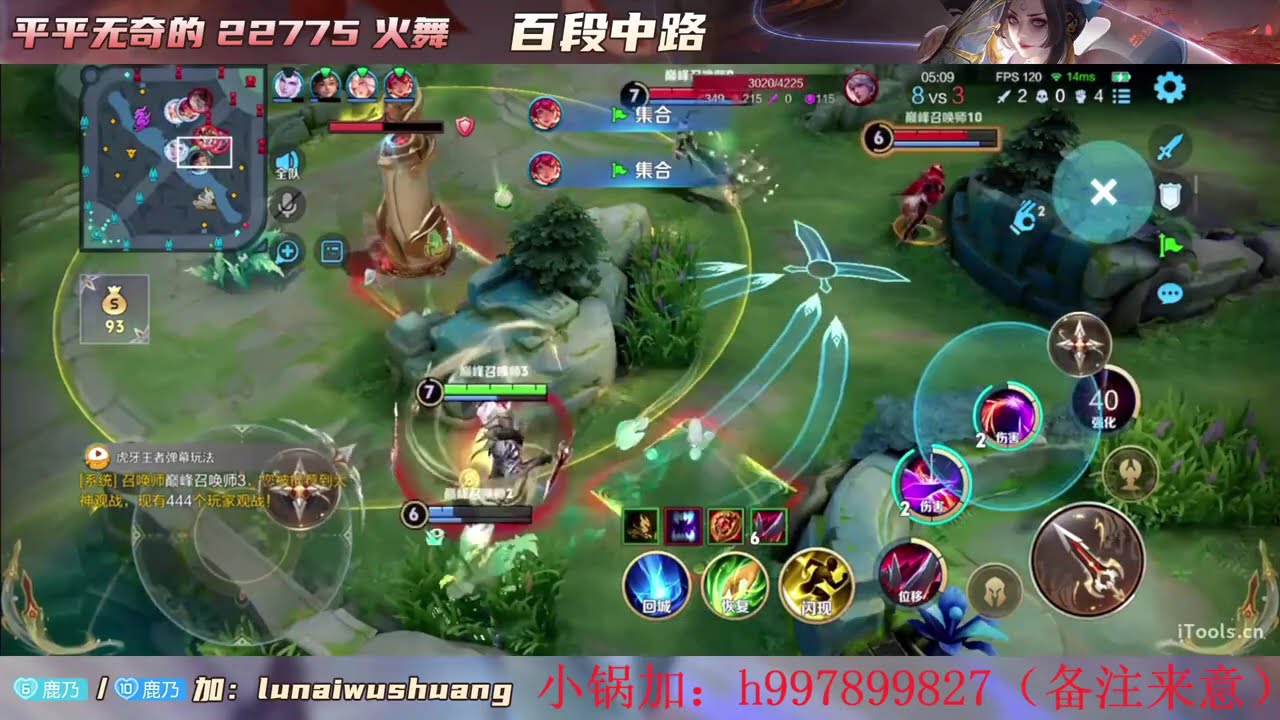 [王者荣耀][hok]国服干将莫邪鹿乃vs国服女娲，巅峰前百无情法王乱扎！(2024-11-09)