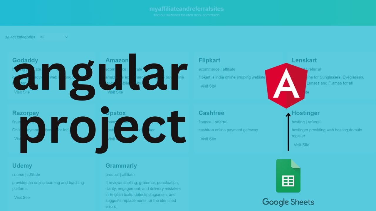how to fetch google sheets data in angular | angular project tutorial