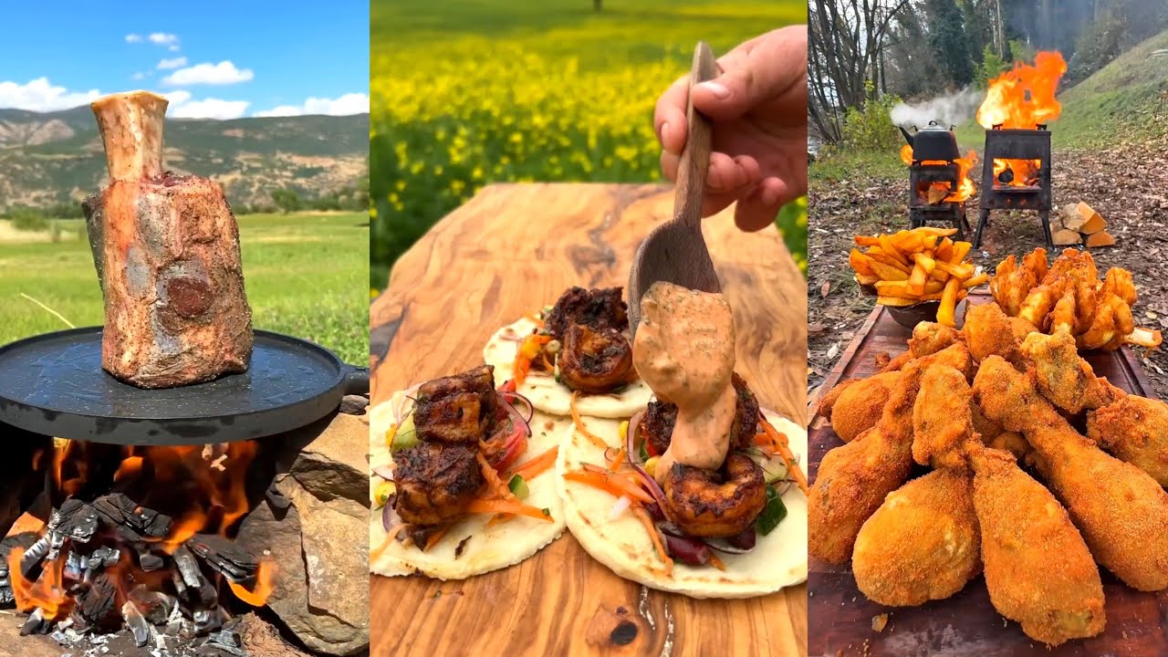 Nature Cooking Vibes | Best Outdoor Cooking Compilation 🌲🪵
