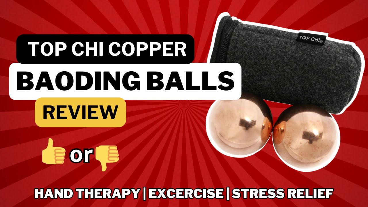 Quick Honest Review of Top Chi Solid Copper Baoding Balls with a Carry Pouch.
