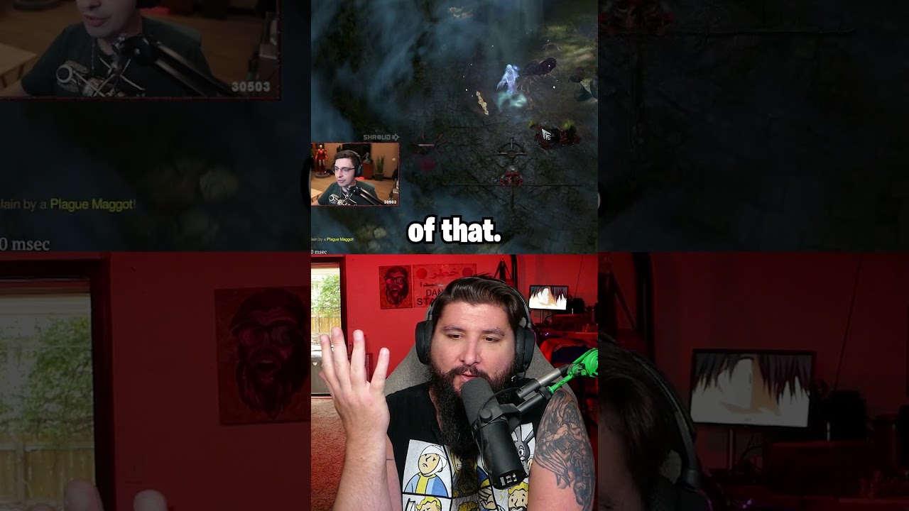 Shroud Lost His lvl 100 Hardcore Character to Lag