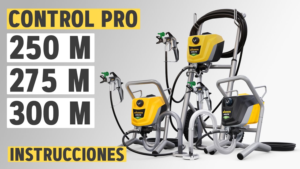 Control Pro 250 M, 275 M & 350 M - Funcionamiento, Limpieza, Accesorios | WAGNER