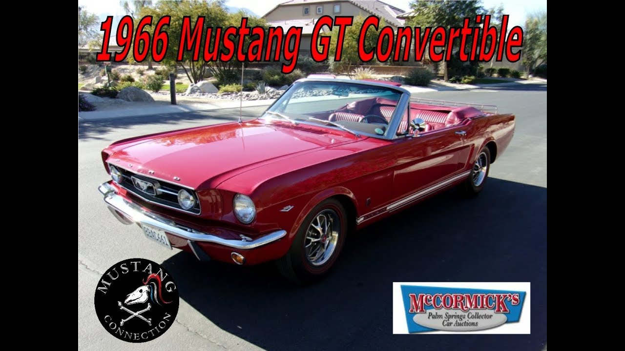 1966 Mustang GT Convertible at McCormick's Classic Car Auction Mustang Connection