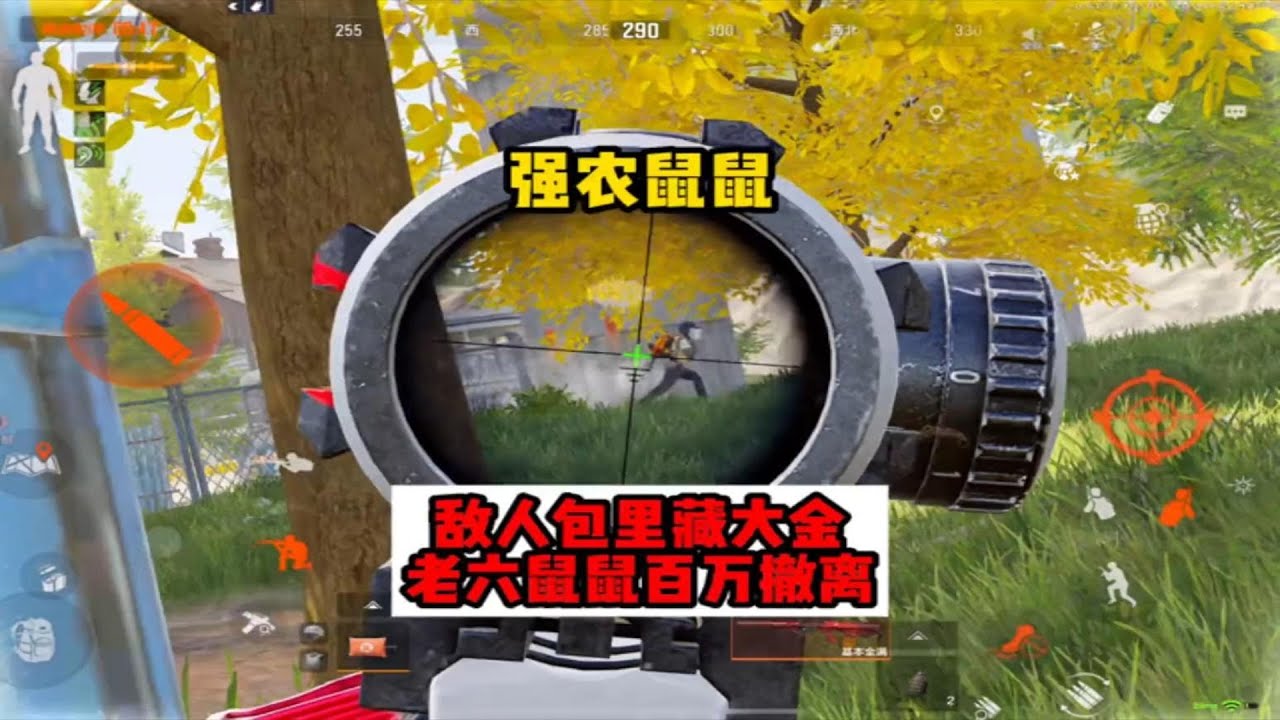敌人包里藏大金被我逮到了！强农老六鼠鼠百万撤离！ #暗区突围
