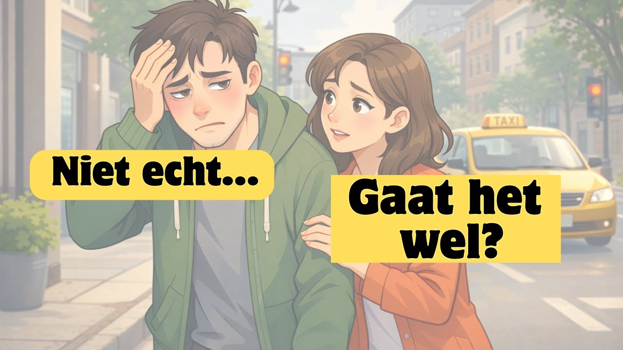 Ziekenhuis dialoog 🚑 | Langzaam Nederlands luisteren & spreken (A2–B1)