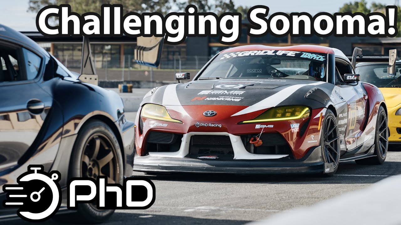 Соревнования Time Attack на Supra A90 на трассе Sonoma SpeedSF - PhD Cali Tour Sonoma SpeedSF