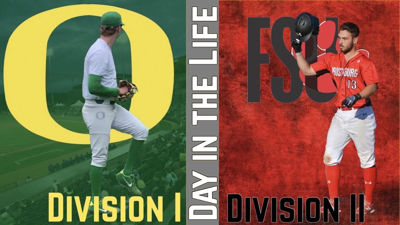 Day in the Life of an Oregon Baseball Player vs a Frostburg State Baseball Player