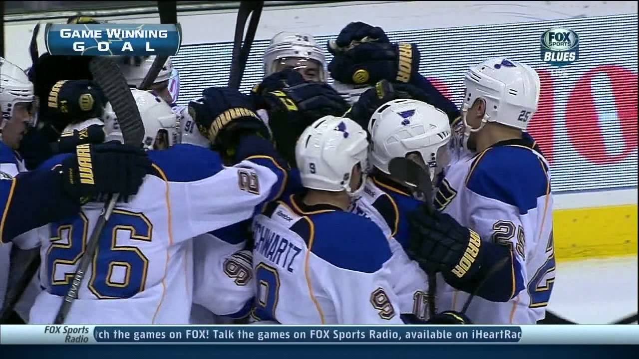 Kevin Shattenkirk wicked slapshot OT PPG 3-2 St. Louis Blues vs Dallas Stars 12/29/13 NHL Hockey