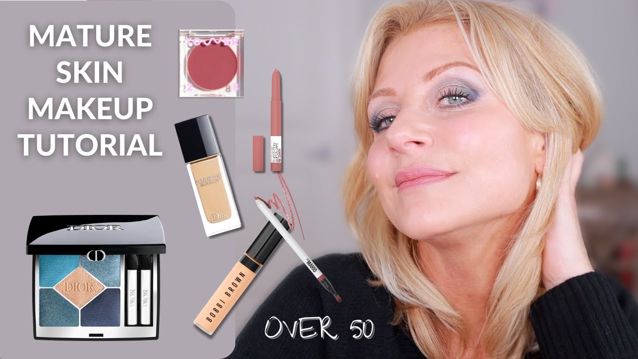 How to Wear Blue Eyeshadow, Makeup Tips for Mature Skin