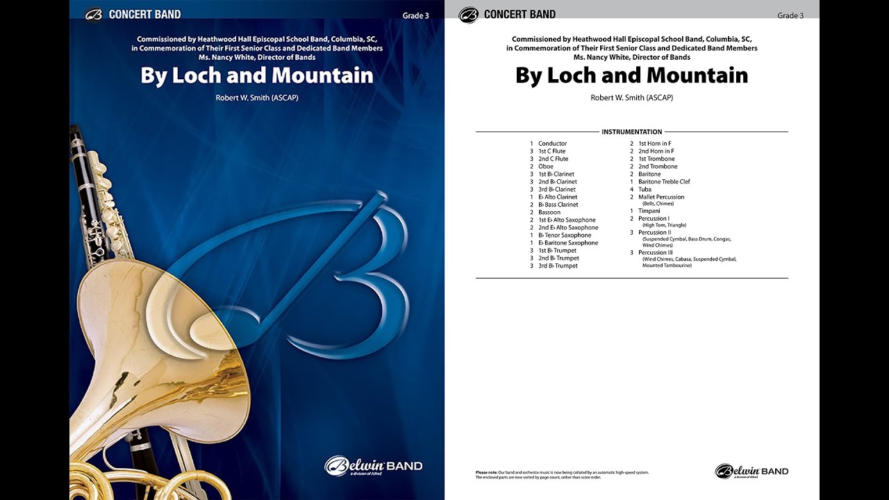 By Loch and Mountain, by Robert W. Smith – Score & Sound