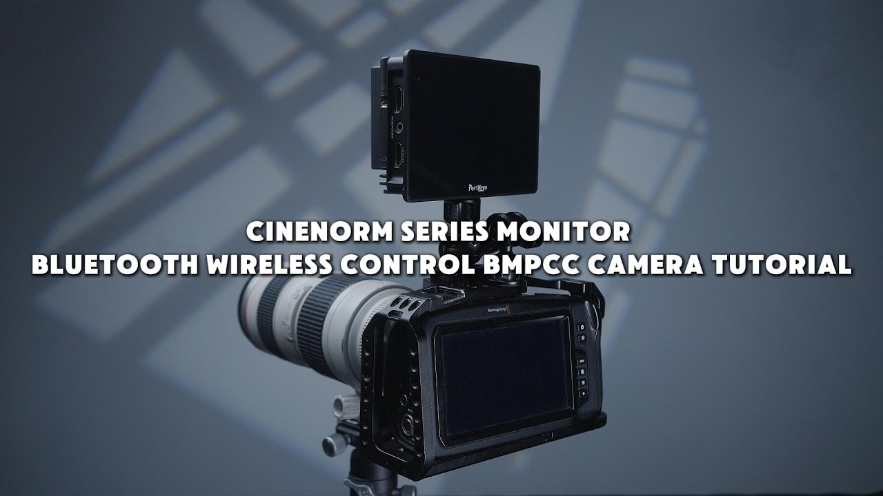 CINENORM OS Series Monitors Bluetooth Connection to BMPCC 6K