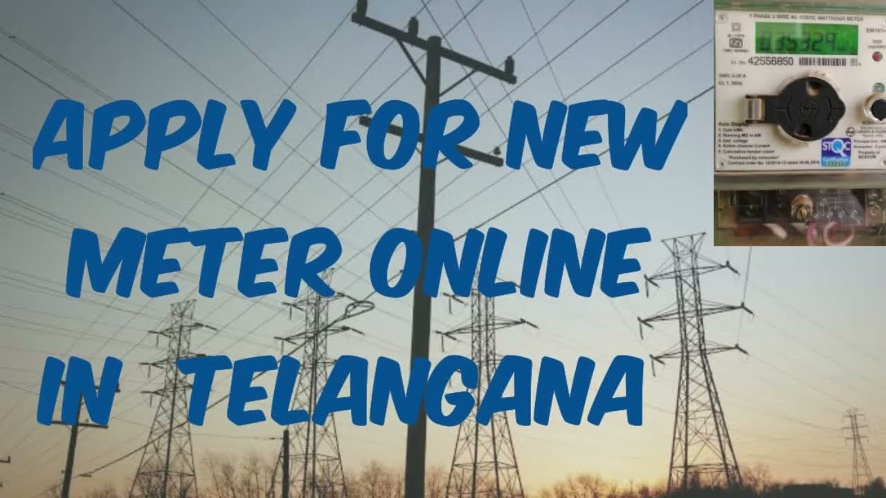Apply for a new meter connection Online | Telangana| TGSPDCL|Electricity |Current meter