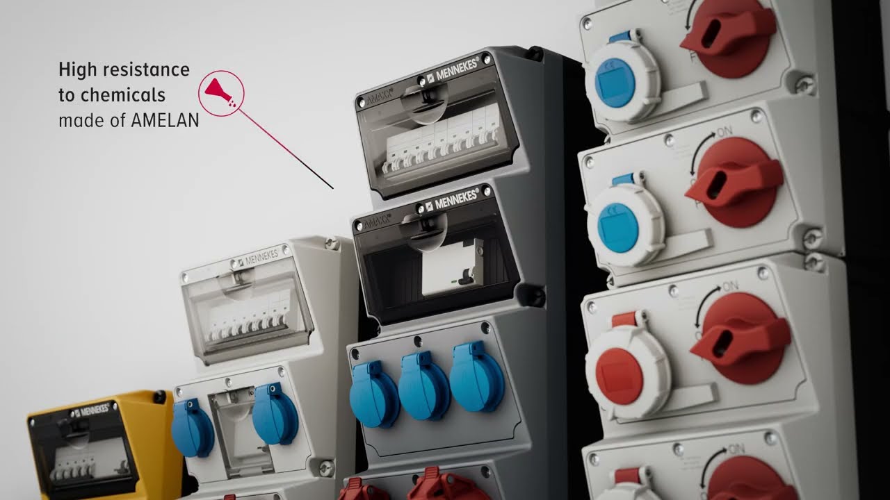 MENNEKES AMAXX® contactdooscombinaties voor diverse toepassingen