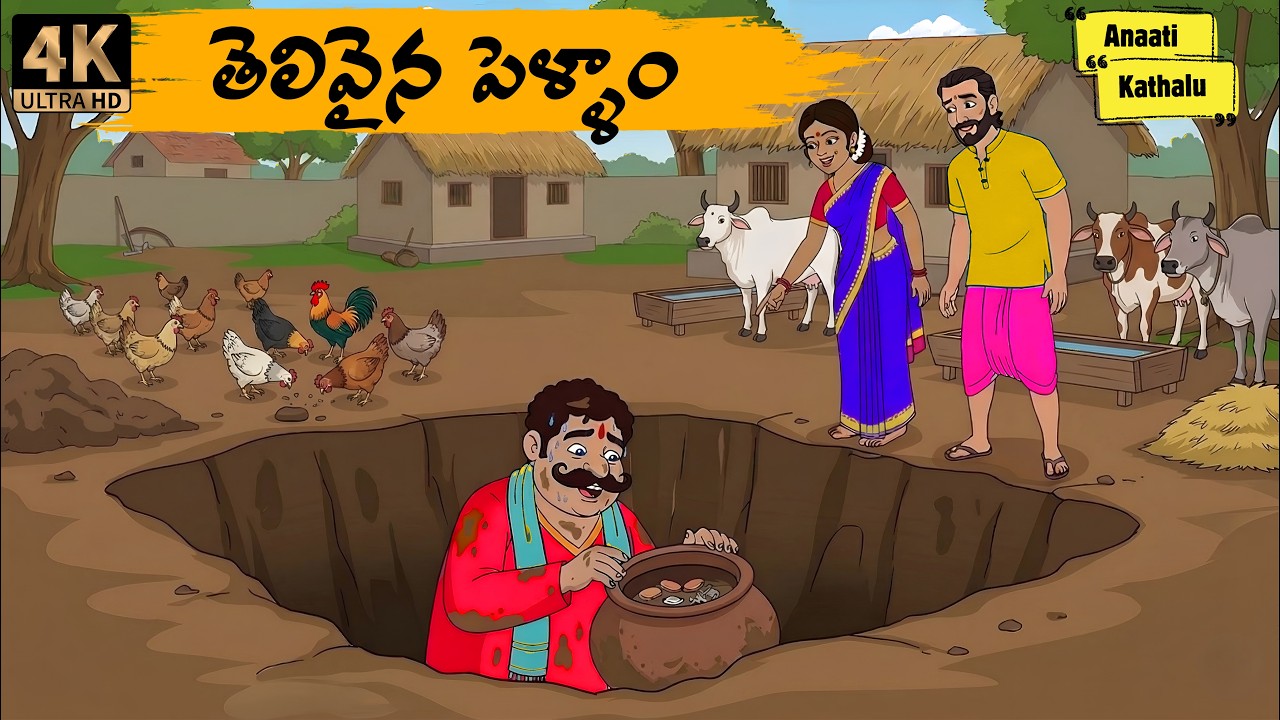 తెలివైన పెళ్ళాం -Telugu Stories - moral stories in telugu - Neethi kathalu - Anaati Kathalu