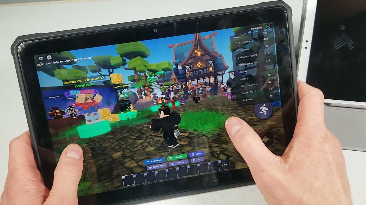 Roblox on Samsung Tab A7 Lite Vs Amazon Fire HD10