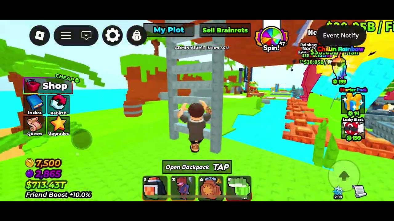 Admin Abuse Fishing Brain Rots!!