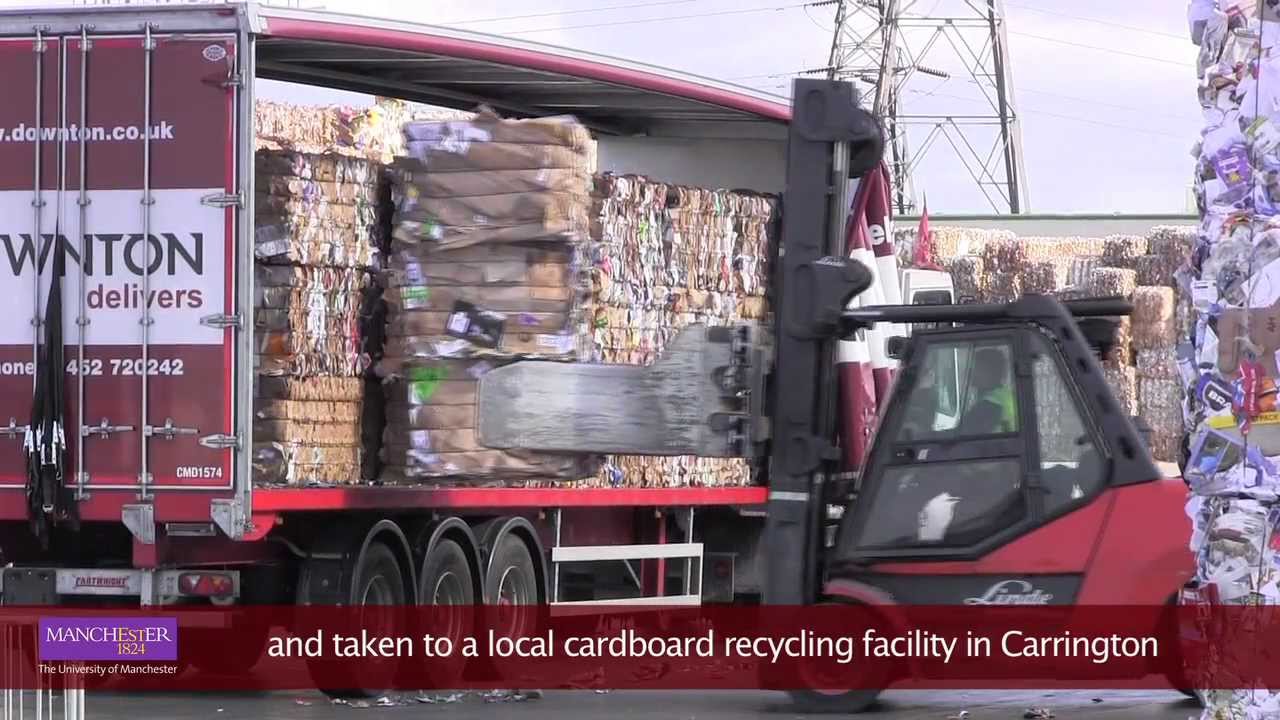 Recycling Cardboard At The University of Manchester