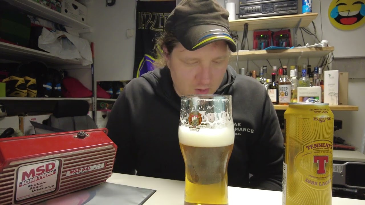Kaljaporinaa - Tennent's Premium Scottish Lager 5%