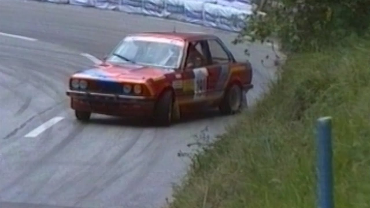 Course de côte Ayent - Anzere 1994, won by Jean-Daniel Murisier,  Martini BMW-F2