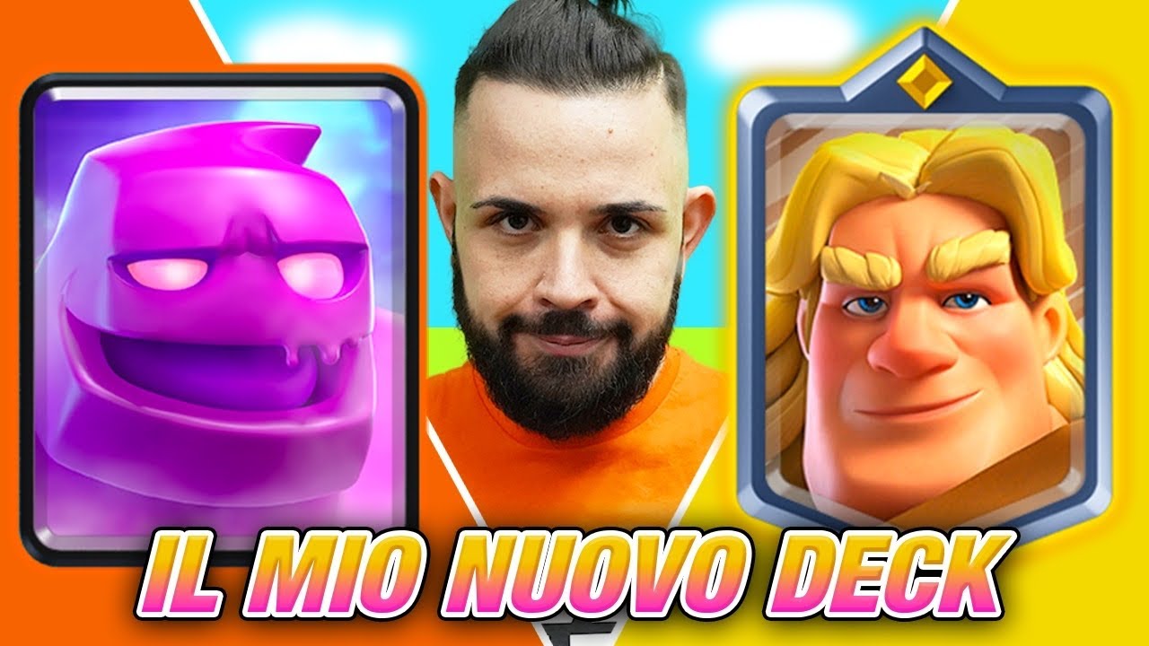 il Mio Nuovo DECK con il BIONDO! Golem di elisir 3.0 - CLASH ROYALE