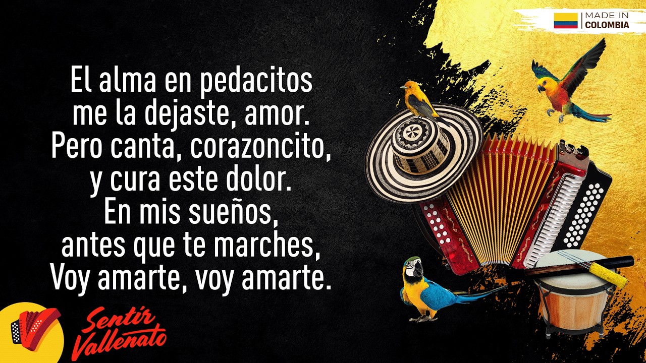 Impredecible, Binomio De Oro De Am&eacute;rica, Video Letra - Sentir Vallenato
