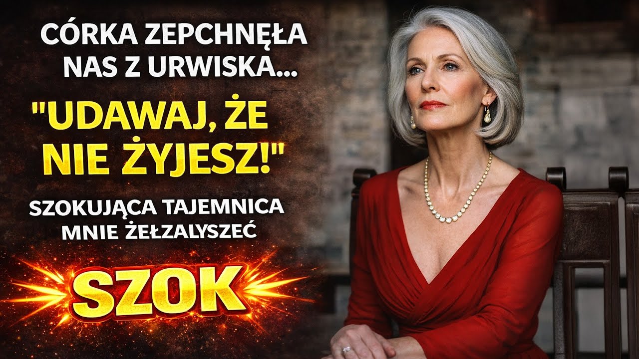 Córka zepchnęła nas z urwiska. Mąż wyszeptał: „Nie ruszaj się… udawaj, że nie żyjesz, natychmiast.”