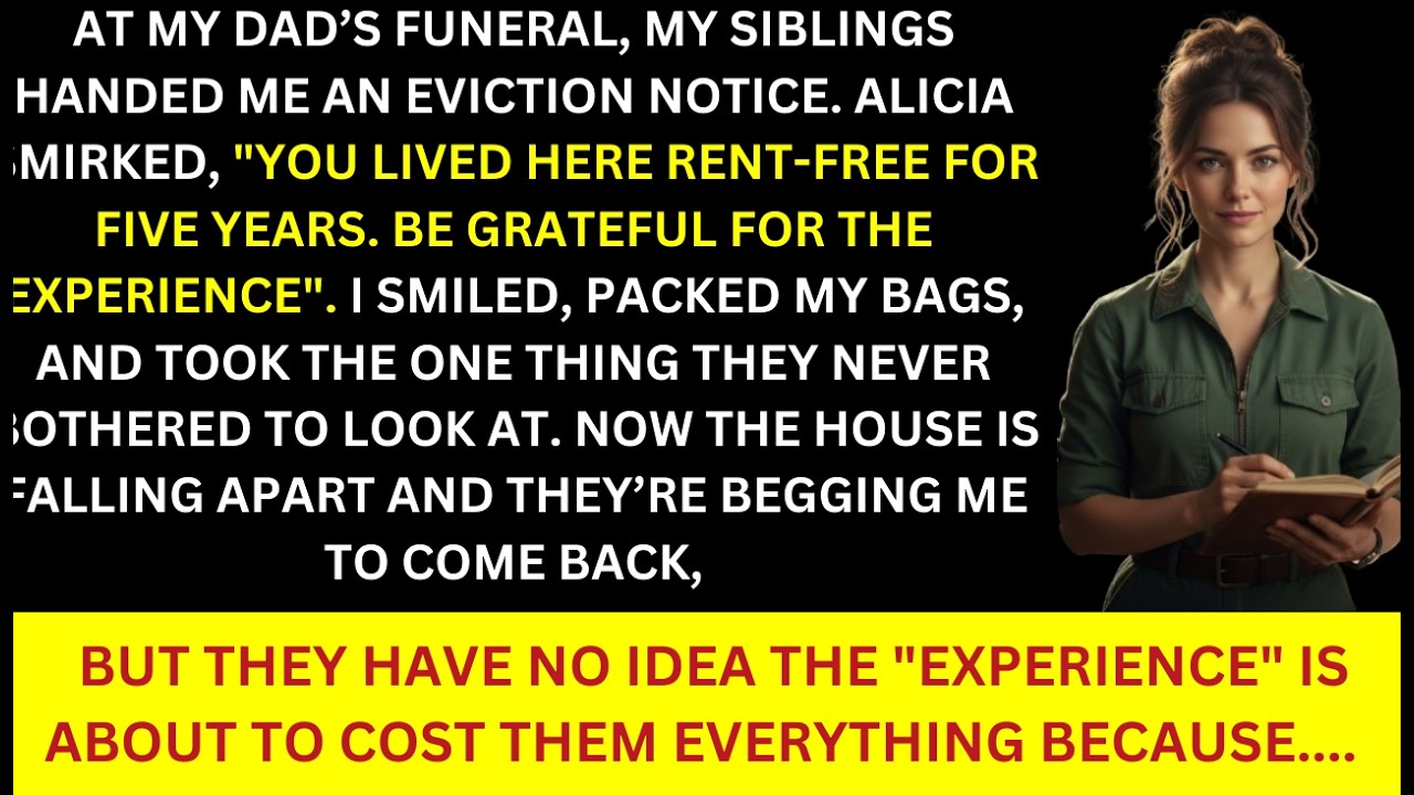 After My Dad’s Funeral My Siblings Gave Me A Thirty Day Notice To Vacate The House