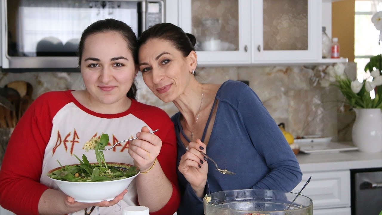 Basmati Rice Chickpea Salad Recipe - Heghineh Cooking Show with Lilyth