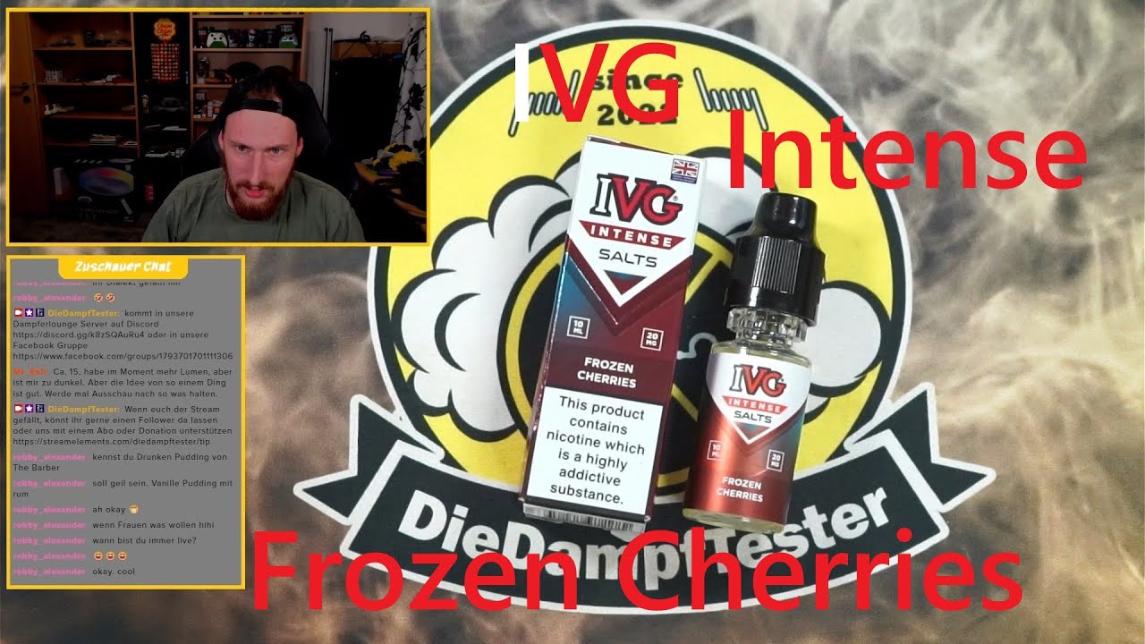 IVG Intense Frozen Cherries Liquid Geschmackstest