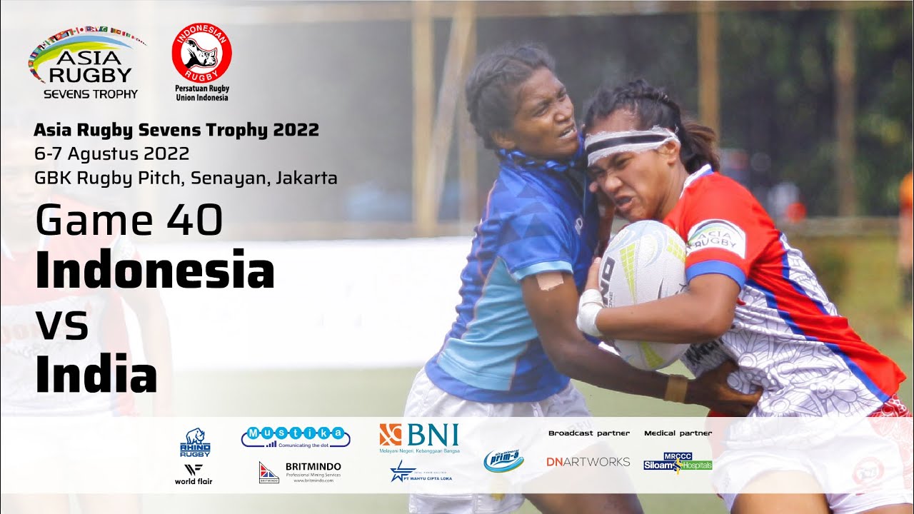 Game 40 CUPSF Women - Indonesia vs India (Asia Rugby Sevens Trophy 2022)
