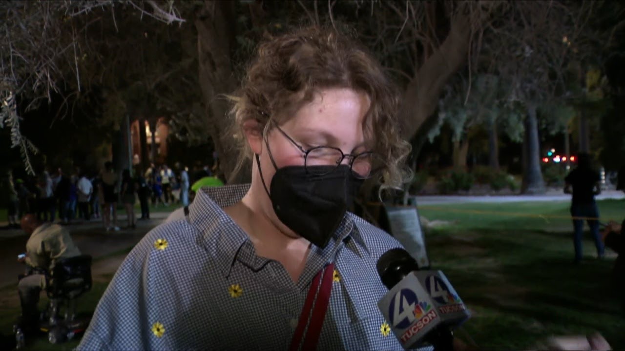 Pro-Palestinian protesters face off against law enforcement on UArizona campus